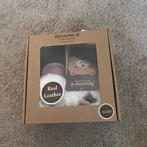 BearPaw Kids Boots - Pink and White